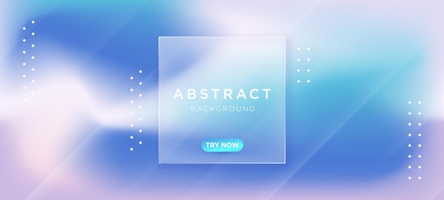 Abstract blue gradient fluid colours blurred vector background