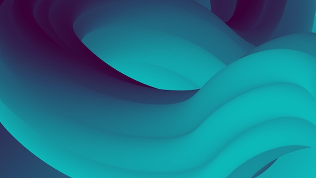 Abstract blue gradient fluid wave background duotone geometric compositions with 3d flow