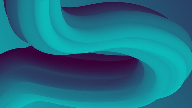 Abstract blue gradient fluid wave background duotone geometric compositions with 3d flow