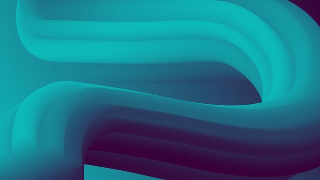 Abstract blue gradient fluid wave background duotone geometric compositions with 3d flow