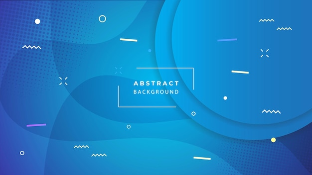 Abstract blue gradient minimal vector background with textured dotted and circle shape