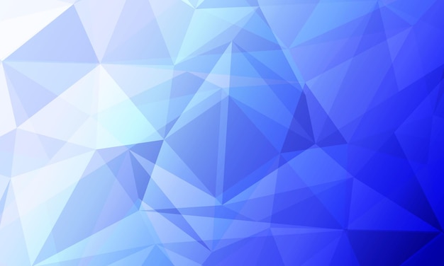 Abstract blue gradient triangle geometric pattern background