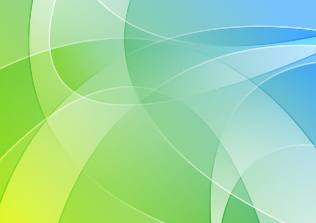 Premium Vector | Abstract blue and green colorful wavy background