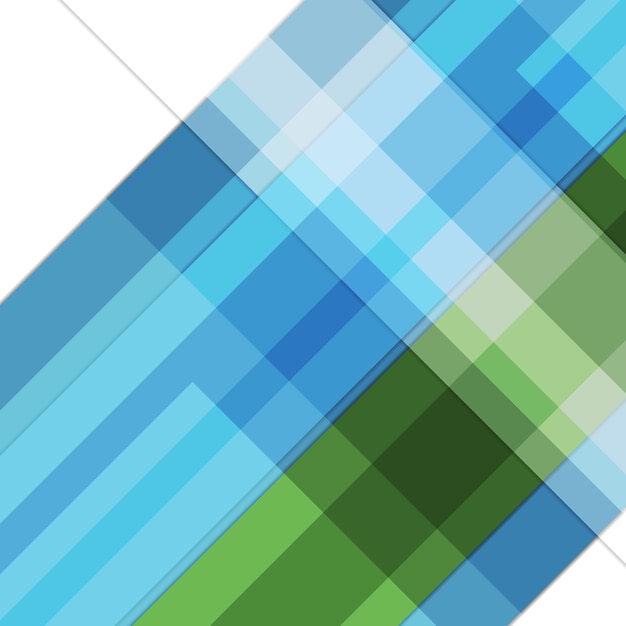 抽象的なブルー グリーンの幾何学的な技術の背景