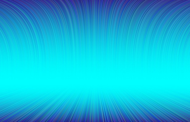 Abstract blue green spectrum stripes curve line on blue background Design for wallpaper backdrop