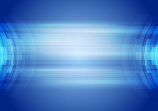 Abstract blue hi-tech corporate background. Vector art design