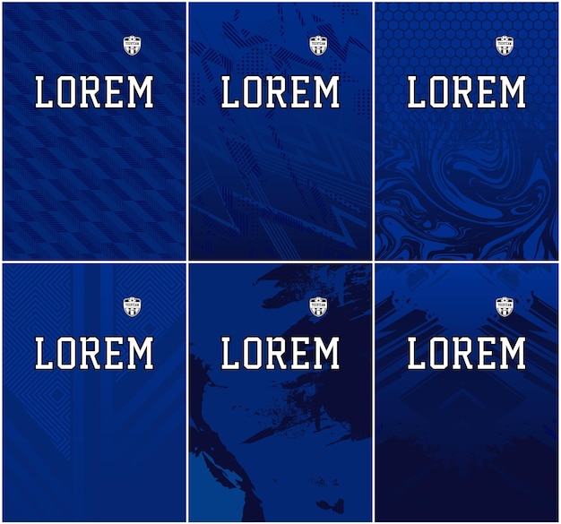 Abstract blue jersey background