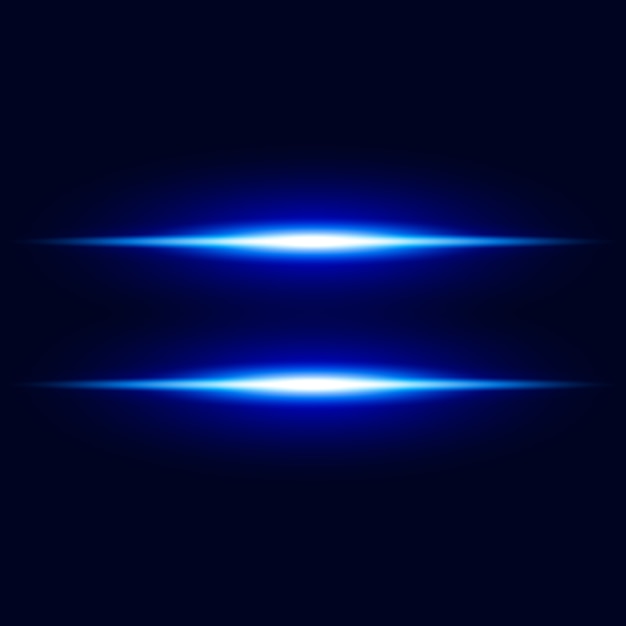 抽象的な青ライト効果ベクトルの背景