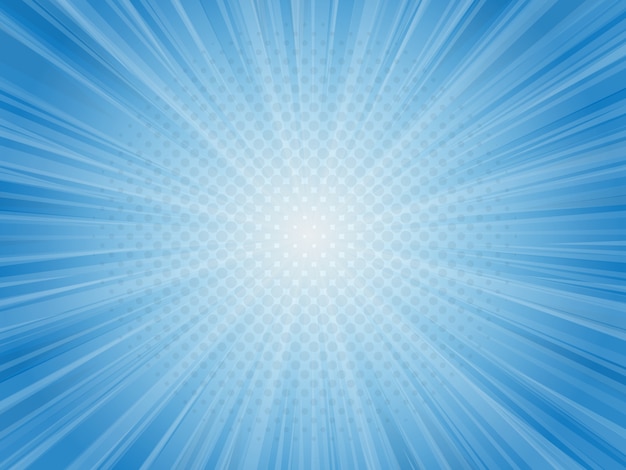 Abstract blue light rays vector illustration background