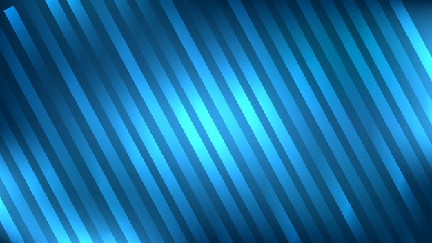 ビジネス、カバー、バナーの抽象的な青い線と黒の背景。ベクトルイラスト