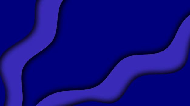 Vettore sfondo abstract tagliato in carta blu con spazio vuoto per l'elemento di progettazione grafica