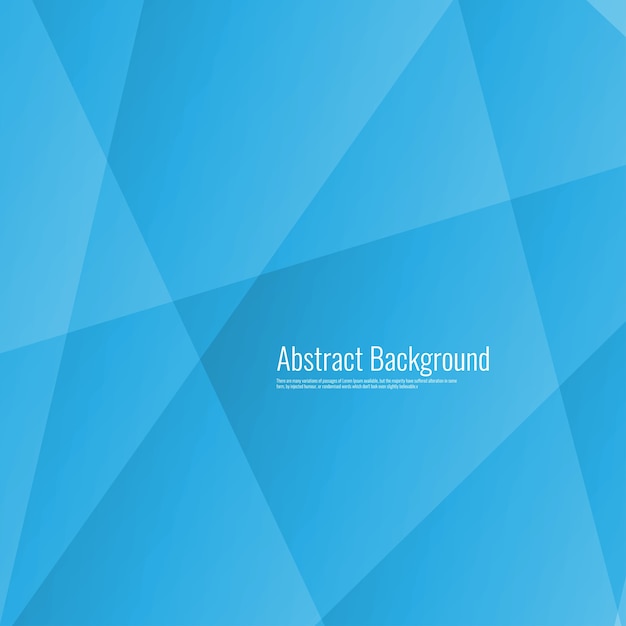 Vector abstract blue polygon background.