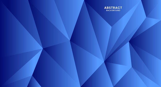 Abstract blue polygonal background