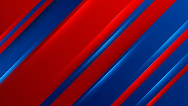 Abstract blue and red background