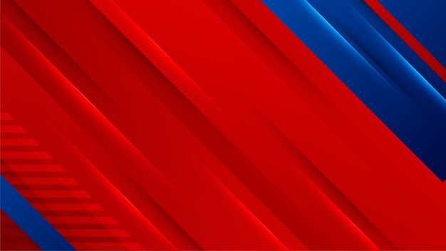 Abstract blue and red background