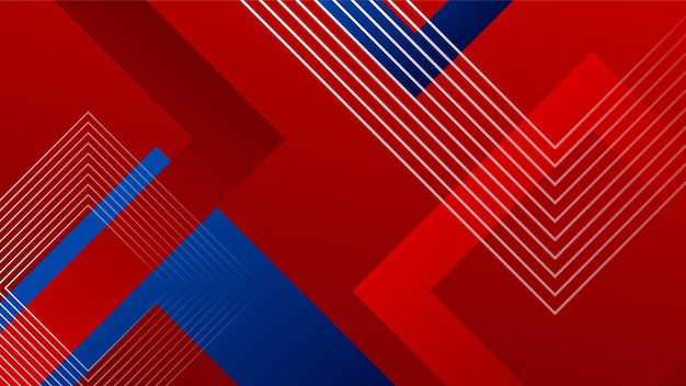 Abstract blue and red background