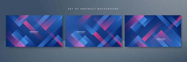 Abstract blue red banner geometric shapes background Vector abstract graphic design banner pattern presentation background web template