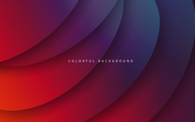 Abstract blue red gradient overlap layer background