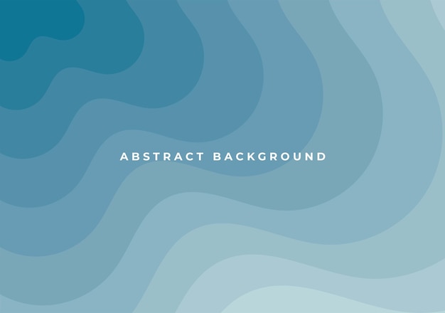 abstract blue sea wave papercut background template