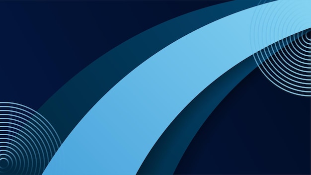 abstract blue shapes background with wave paper cut style and modern technology geometric pattern vector abstract graphic design banner pattern presentation background web template