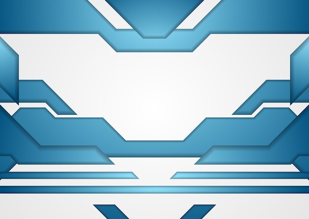 Abstract blue shiny tech layout concept background