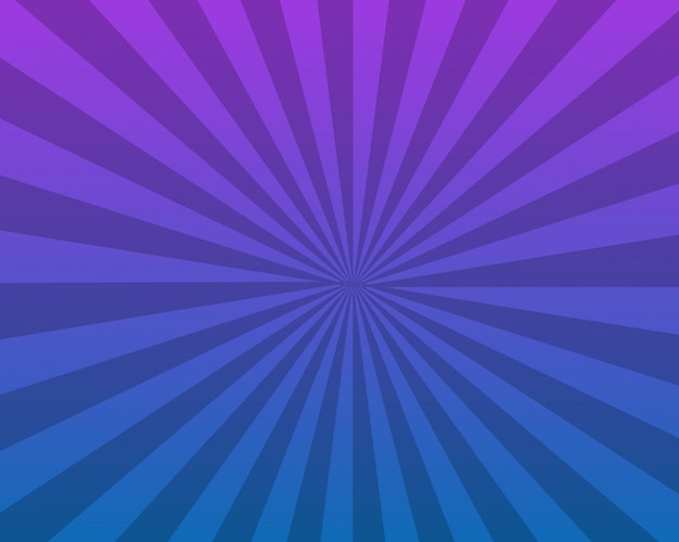 Vector abstract blue sunburst background design