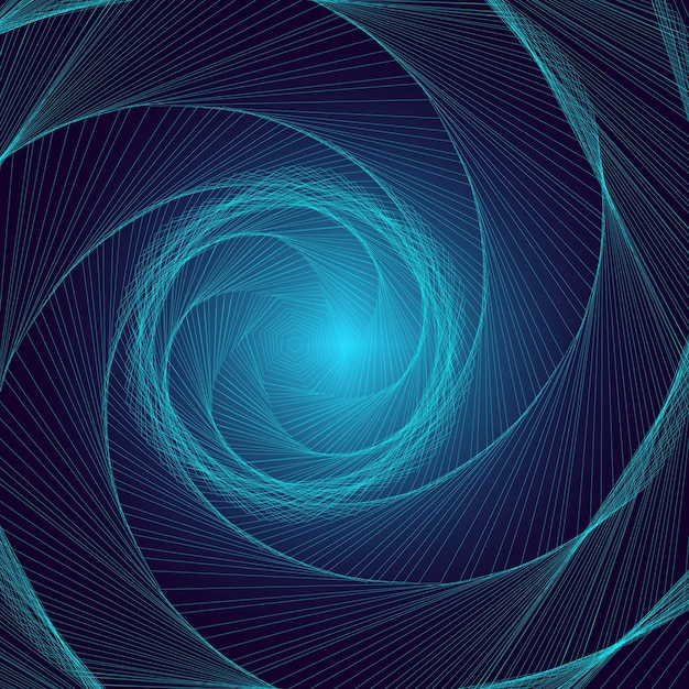 Abstract blue twirl background