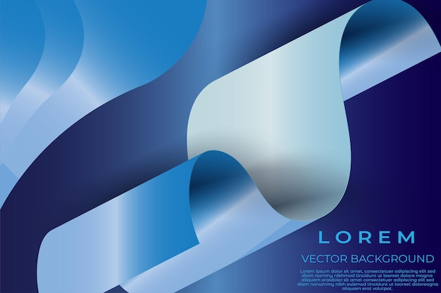 Abstract blue wallpaper design free vector