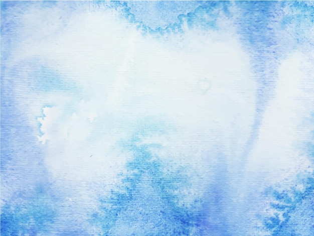 Abstract blue watercolor background. it is a hand drawn.