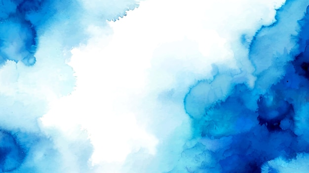 Abstract blue watercolor background