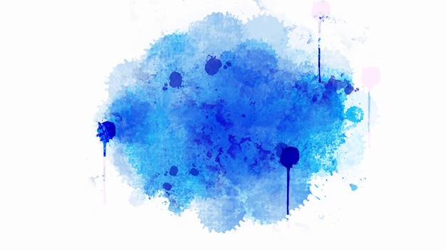 Abstract blue watercolor background