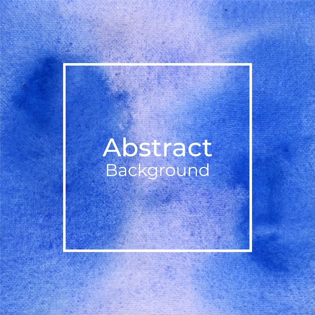 Abstract blue watercolor background