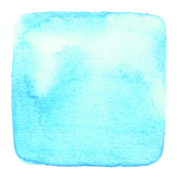Abstract blue watercolor on white background