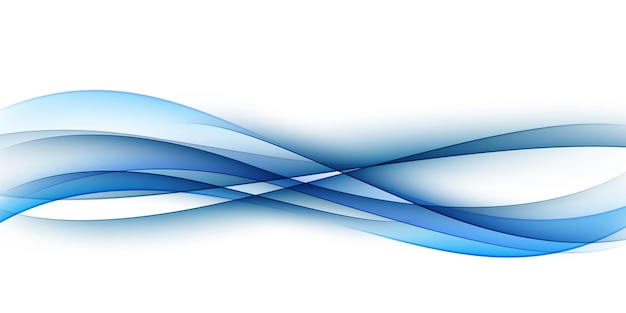 Vettore sfondo a onde blu astratto illustrazione vettoriale moderna