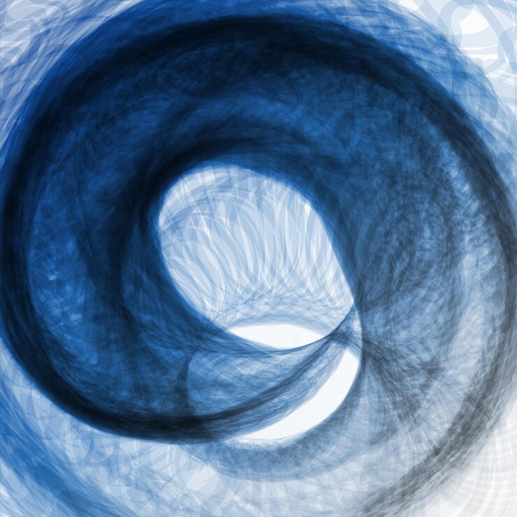 Vector abstract blue wave background