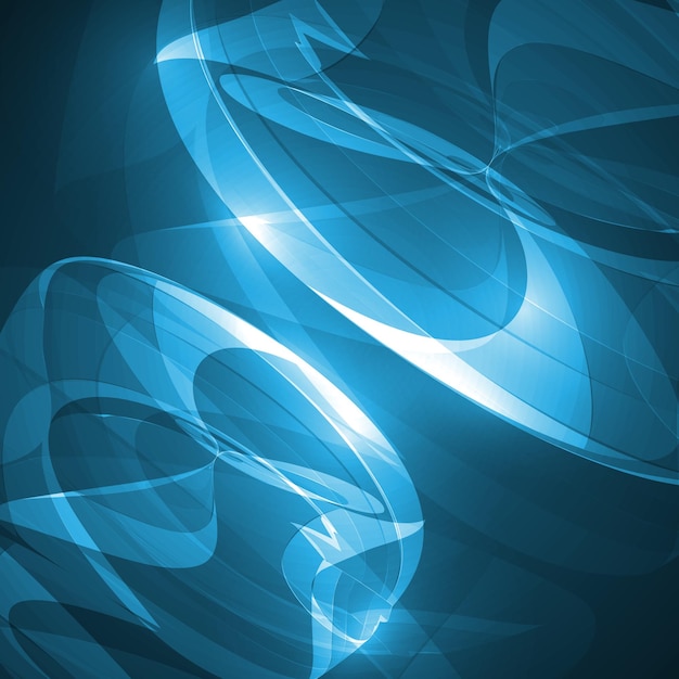 Abstract blue wave background