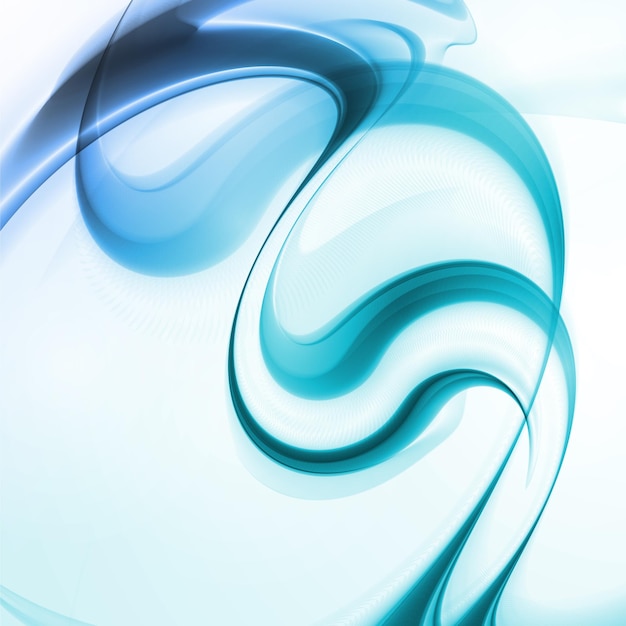 Abstract blue wave background