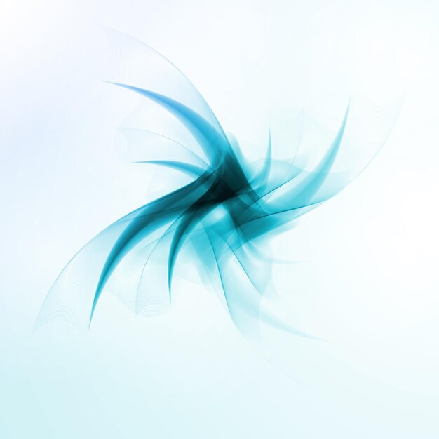 Abstract blue wave background