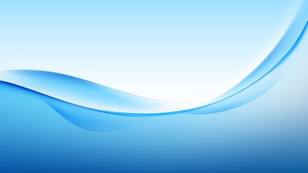 Abstract blue wave background