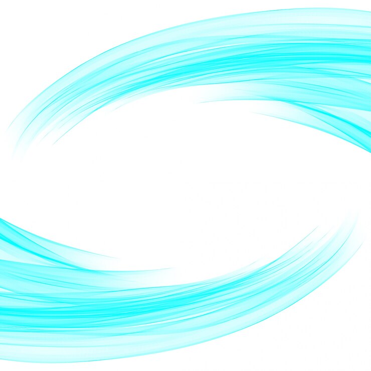 Vector abstract blue wave composition background
