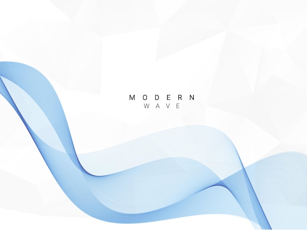 Abstract blue wave design background