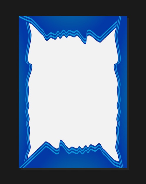 Абстрактный синий волнистый плакат в деловом стиле или шаблон оформления обложки. Запрет на абстрактный бизнес фон