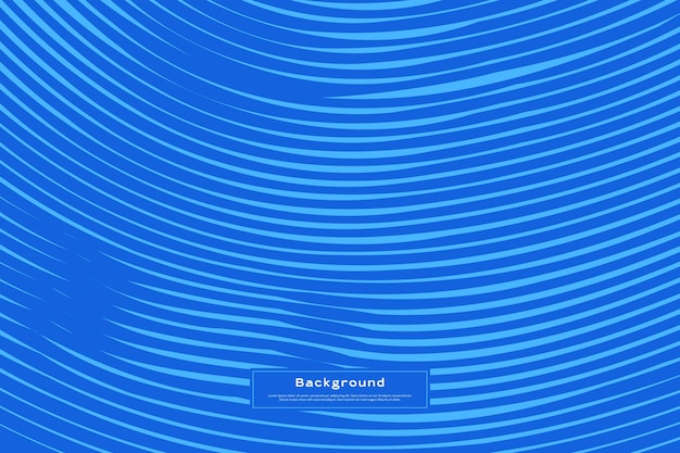 Abstract blue wavy lines background, template for banner, flyer, poster