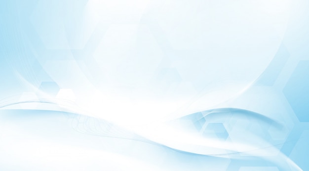 Vector abstract blue and white wave background