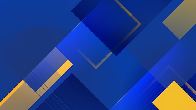 Abstract Blue Yellow Modern Gradient Pattern Blog Banner Dynamic Lines Template Background Design