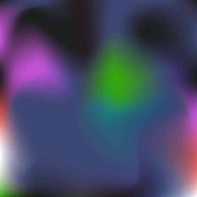 Abstract blur aurora colorful gradient background