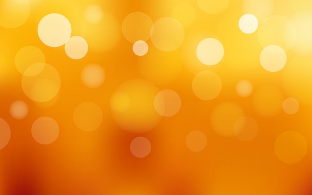 Abstract blur bokeh and lens flare on summer orange