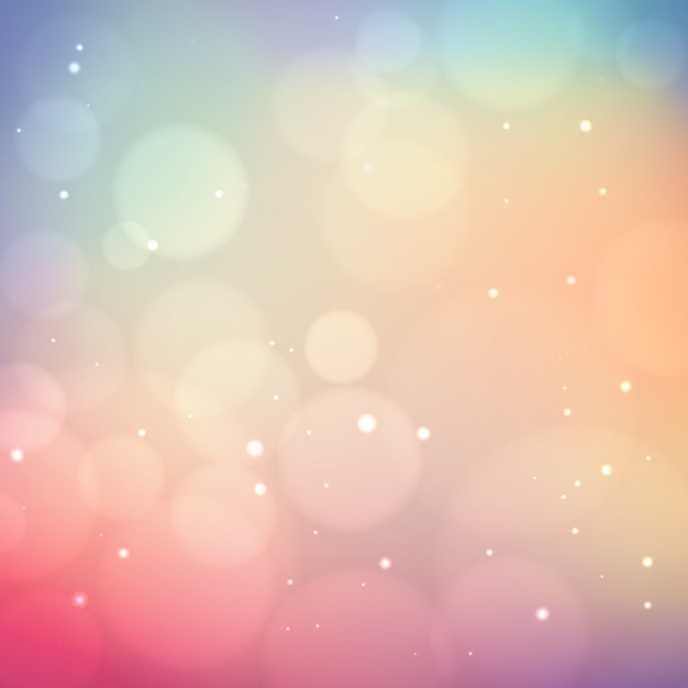 Abstract blurred background with bokeh.