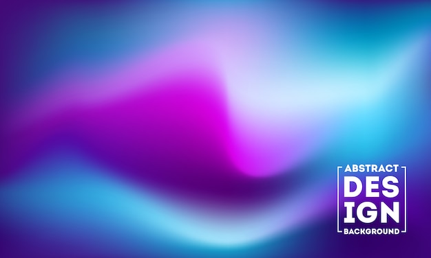 向量抽象模糊的蓝色和紫色背景