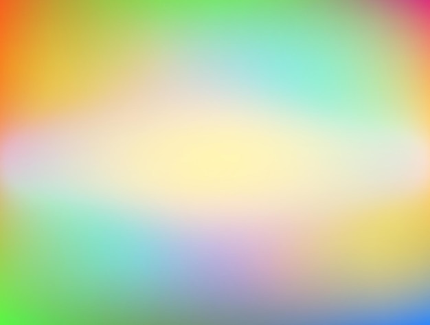 Abstract blurred gradient background in vibrant rainbow colors